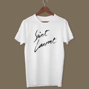 Saint Laurent Designer Graphic Tee